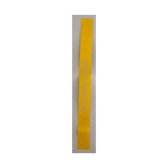 25mm x 280mm Yellow Wristband - 82282-Y